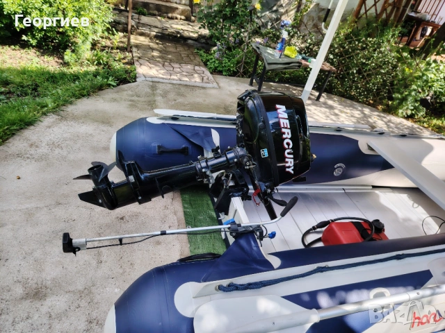 Надуваема лодка Honda Marine T30 с Извънбордов двигател Mercury F6M 6 к. с, снимка 10 - Екипировка - 54657360