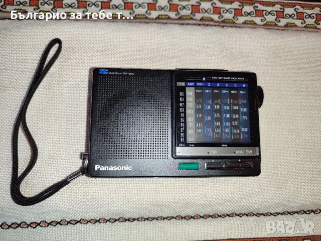 Използвано радио Panasonic RF-B10 FM/SW/MW World Radio., снимка 2 - Радиокасетофони, транзистори - 54081715