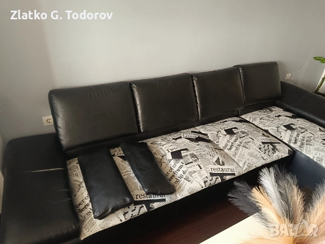 Ъглов диван за хол, снимка 5 - Дивани и мека мебел - 54709988