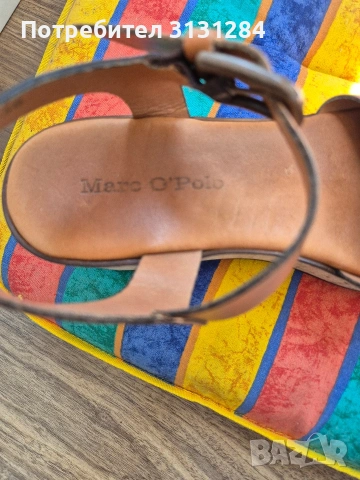 Marc O'Polo дамски кожени сандали 38, снимка 3 - Маратонки - 54603739