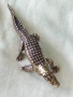Бронзова фигурка на алигатор 27574, снимка 2