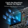 Осцилоскоп FNIRSI 2D15P, 100MHz, 2 канала, мултиметър и генератор на сигнали, снимка 4