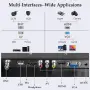 Нов 12-инчов цветен TFT LCD монитор за видеонаблюдение (CCTV) с резолюция 800x600 съотношение 4:3 , снимка 8