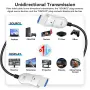 8K високоскоростен оптичен HDMI кабел 15m активен HDMI 2.1 48Gbps 8K@60Hz 4K@120Hz eARC, снимка 5