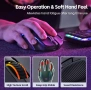 Нова Безжична геймърска мишка, 3 режима - 2.4G/USB-C/Bluetooth 6 нива 10000DPI Chroma RGB подсветка , снимка 4