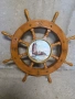 Ръчно рисуван корабен рул, снимка 1