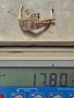 Луксозен комплект 14K злато – гривна и обеци, 17.80 г, снимка 4