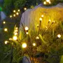Соларни градински лампи Светулки 6 LED | Комплект 2 броя | IP65 | До 15 часа работа , снимка 3