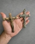 ✝️ ДВА ВИНТИДЖ КРЪСТА С РАЗПЯТИЕ ✝️, снимка 5