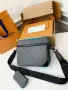 LV / Trio Postman / Grey Мъжка Чанта С Презрамка Малко Портмоне И Луксозна Кутия 25x18.5x7см К. ch60, снимка 2