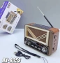 Соларно ретро радио с bluetooth, USB и акумулаторна батерия, снимка 3