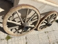 стари немски колела от каруца, снимка 6