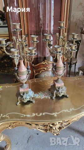 Два броя свещници , снимка 3 - Антикварни и старинни предмети - 54351804