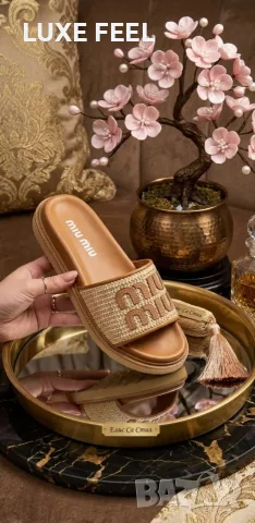 Prada ⚜️ Miu Miu ⚜️ Gucci ⚜️Дамски Чехли , снимка 2 - Чехли - 55363363