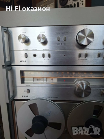Комплект Akai AM2250 * Akai AT2250 * Akai unit rack (шкаф)), снимка 4 - Ресийвъри, усилватели, смесителни пултове - 54707242