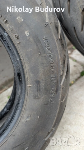 Скутер гуми Bridgestone Hoop/Battlax, снимка 3 - Гуми и джанти - 54608225