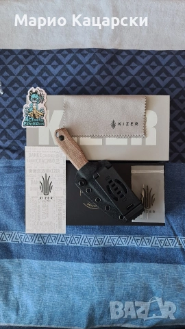 Kizer drop bear fix Azo дизайн., снимка 4 - Ножове - 53979210