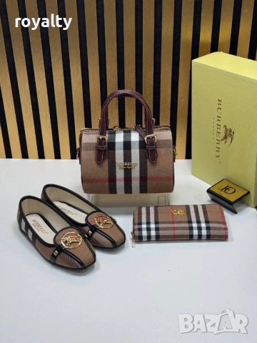 Burberry Нов Дамски Комплект Различни Цветове Бърбъри , снимка 4 - Чанти - 54649271