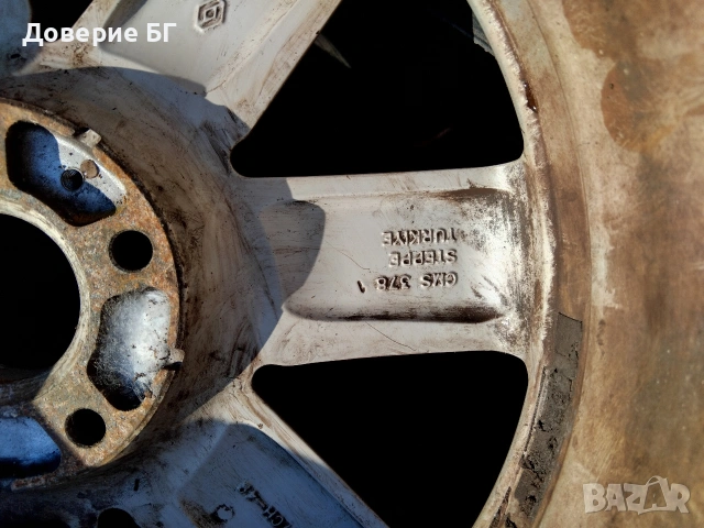 ​Оригинални алуминиеви джанти Renault 17" – Модел STEPPE (4x100), снимка 8 - Гуми и джанти - 54490091