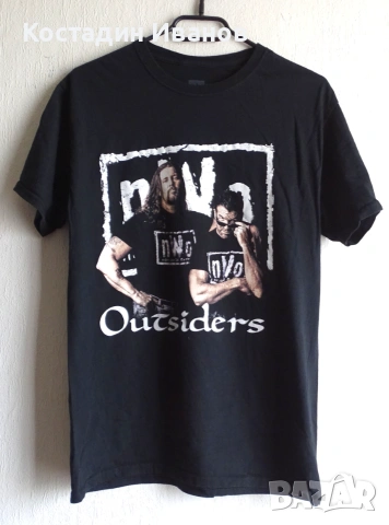 WWE NWO Outsiders Hall & Nash мъжка тениска