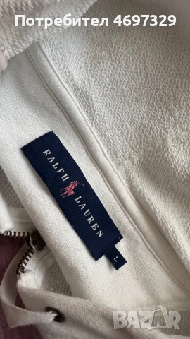 Ralph Lauren zip up, снимка 6 - Суичъри - 54401997