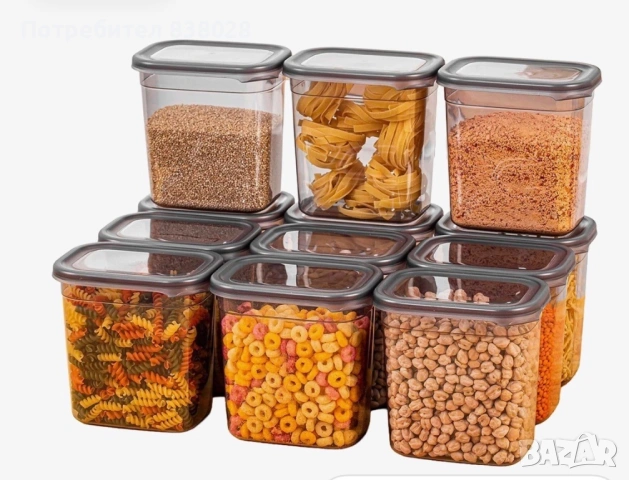 Кутия за съхранение с капак 1.3 л дълбока