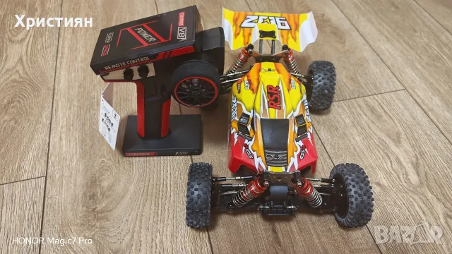 Състезателна количка WLtoys 144010 Brushless 1:14 с дистанционно управление 75км/ч
