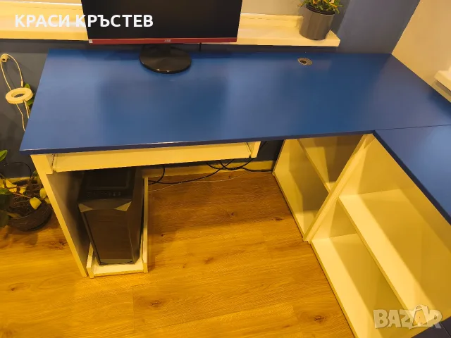 Продавам ъглово бюро , снимка 3 - Работни маси и бюра - 55578021
