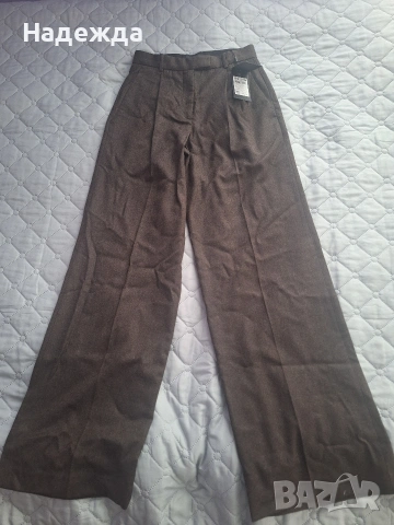 Вълнен панталон Massimo Dutti, снимка 3 - Панталони - 54164722