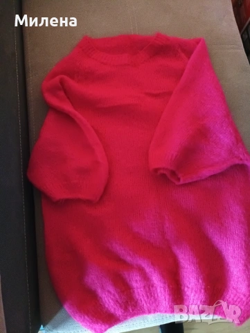Нова цикламена блуза , снимка 3 - Тениски - 54183976