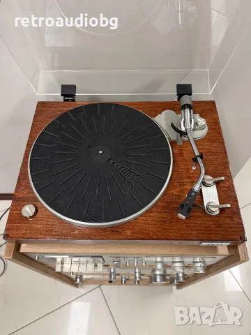 🔊Топ ретро аудио сет AKAI Усилвател AM-2450, Тунер AT-2450L, Дек GXC-209D, Грамофон AP-100C + шкаф, снимка 4 - Декове - 55390530