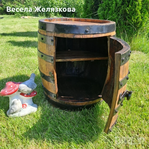 Уникално барче от автентична бъчва , снимка 3 - Шкафове - 54882657