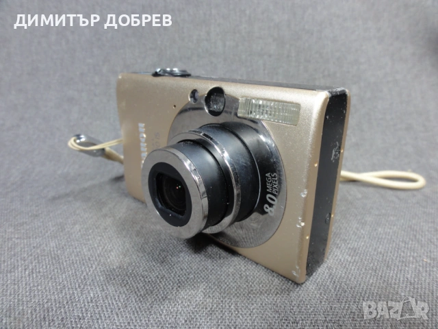 ЦИФРОВ ФОТОАПАРАТ CANON DIGITAL IXUS 80 IS 8MP CCD DIGITAL CAMERA Y2K RETRO DIGICAM, снимка 3 - Фотоапарати - 54903430