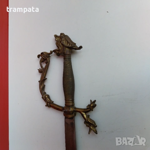 НАЙ ДОБРАТА ОФЕРТА 70см. Средновековен меч Толедо,сабя рапира шпага ятаган, снимка 6 - Антикварни и старинни предмети - 54595918