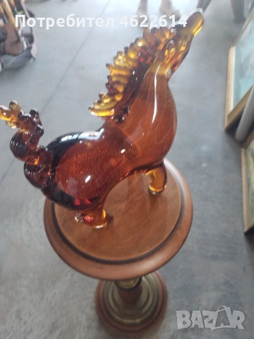 ПРОДАВАМ УНИКАЛНА ФИГУРА НА КОН МОРАНО , снимка 2 - Колекции - 55128437