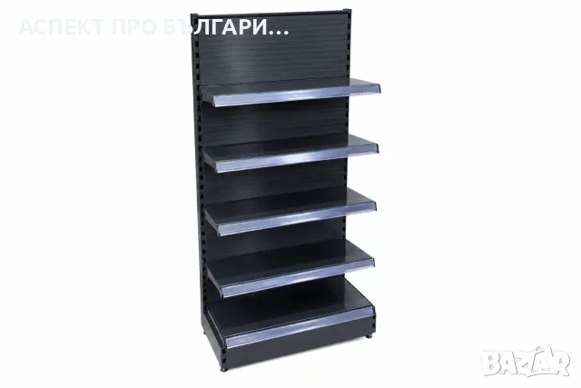 Затварящ стелаж с двоен гръб 30х165,L70,B30/4х30
