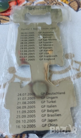 Колекционерска отварачка Castrol F1 Гран при 2005г., снимка 2 - Антикварни и старинни предмети - 54794744