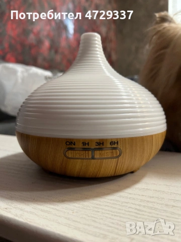 Нов Арома Дифузер ASAKUKI 300ml – Овлажнител и Ароматерапия 5-в-1