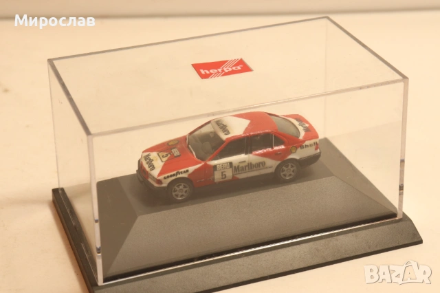 HERPA H0 1/87 BMW 3 РАЛИ МОДЕЛ КОЛИЧКА, снимка 6 - Колекции - 54210777