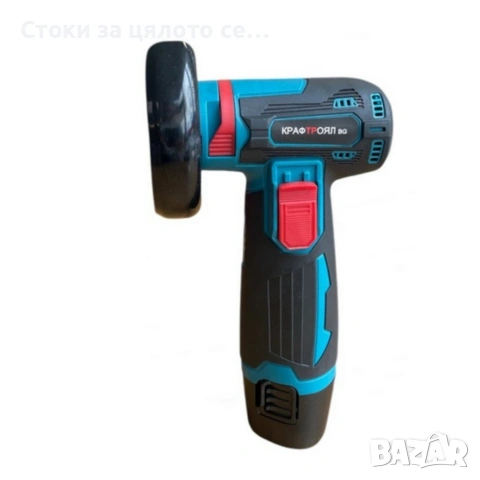 Мини ъглошлайф KraftRoyal 24V 6Ah с безчетков мотор и 2 батерии, снимка 2 - Ъглошлайфи - 55278807