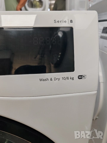 Пералня със сушилня Бош Bosch Serie 8 Wash end Dry WI-FI 10/6 кг с 2 години гаранция! , снимка 3 - Перални - 55005454