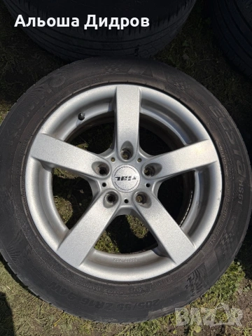Продавам комплект алуминиеви джанти RIAL 16” с летни гуми Kumho.