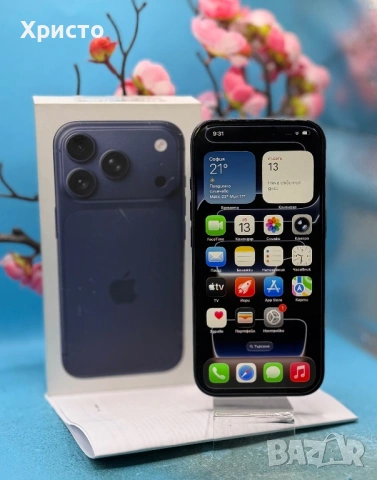 ГАРАНЦИОНЕН!!! Apple iPhone 17 Pro, 256GB, 5G, Deep Blue + аксесоари , снимка 3 - Apple iPhone - 54920914