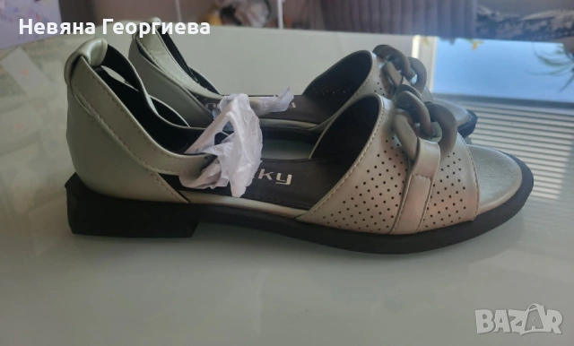 Нови дамски сандали, 37 номер, Тенденз, снимка 2 - Сандали - 54630169