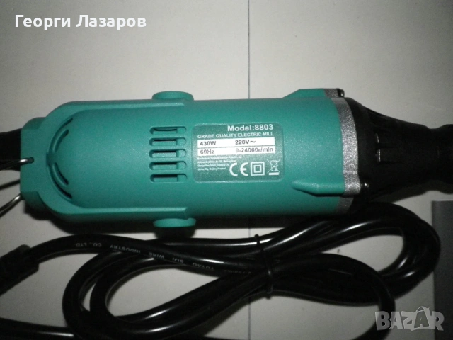 Електрическа машина за гравиране, шлайфане, полиране 220 V/430Wat 24000 об/мин., снимка 2 - Други инструменти - 54437022