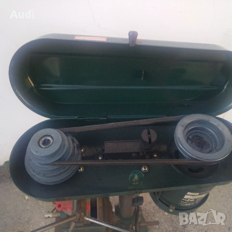 Настолна бормашина мощност  400W / 1400 об.мин Комплект с менгеме.  Матка: KING CRAFT KTB 400, снимка 7 - Бормашини - 54767495