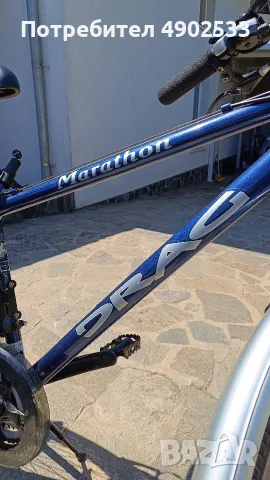 Продавам градски велосипед Drag Marathon, автомат Altus Shimano 6 скорости, предни телескопи, снимка 3 - Велосипеди - 55472043