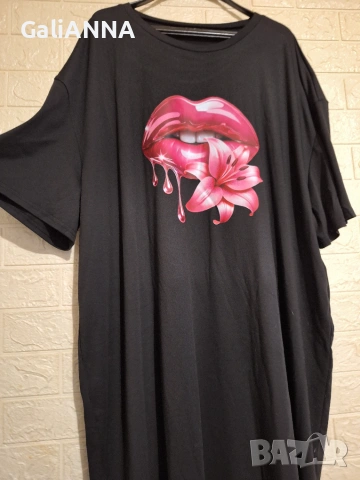 НОВА СТРАХОТНА РОКЛЯ 3XL-5XL, снимка 3 - Рокли - 55166973