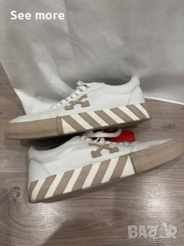 OFF-WHITE Low Top cloth Trainers Унисекс 41, снимка 17 - Спортни обувки - 54208653