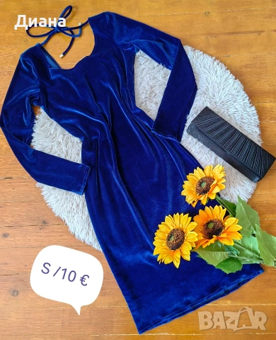 дамска рокля от кадифе , снимка 2 - Рокли - 54095694